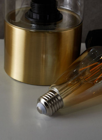 Lax Gold Plated Base Table Lamp Gold