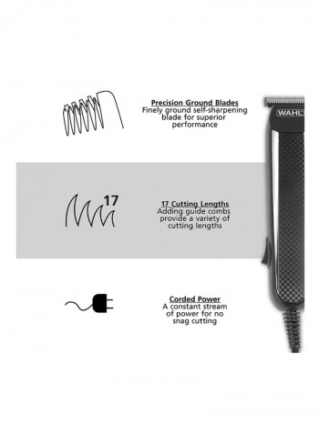 Power Pro Corded Beard Trimmer Black 6X1X1inch