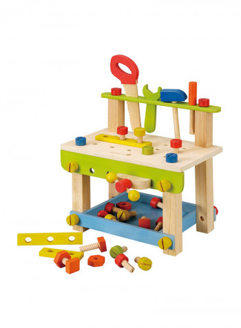 Wooden Workbench Tool Set