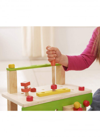 Wooden Workbench Tool Set