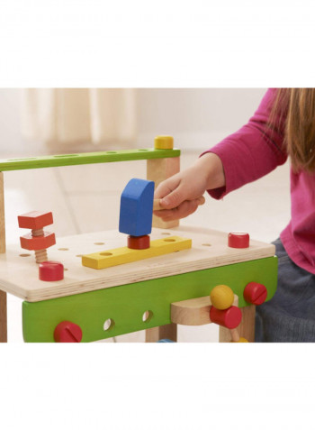 Wooden Workbench Tool Set