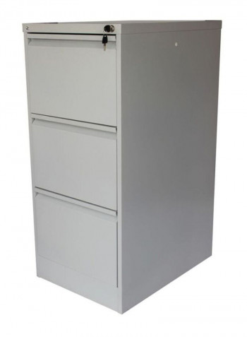 3-Drawer Filing Cabinet Beige 102.5centimeter