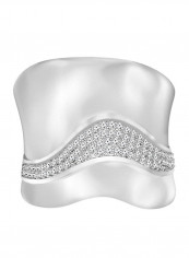 925 Sterling Silver Cubic Zirconia Studded Ring