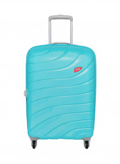 Colorado 4 Wheels Hardside Check in Luggage Trolley Blue
