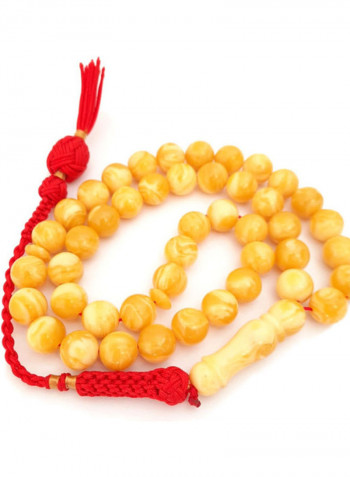 Natural Amber Sand Sunshine Prayer Beads