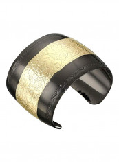 Prominence Gold Plated Cuff Bracelet