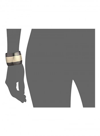Prominence Gold Plated Cuff Bracelet