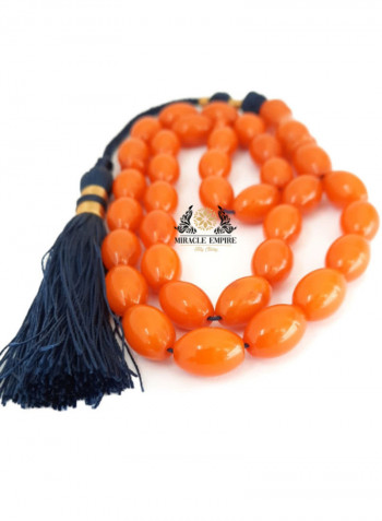 Poland Amber Sand Handmade Tassel Prayer Bead