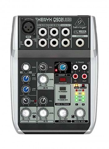 Xenyx Bus Mixer Q502USB Grey/Silver