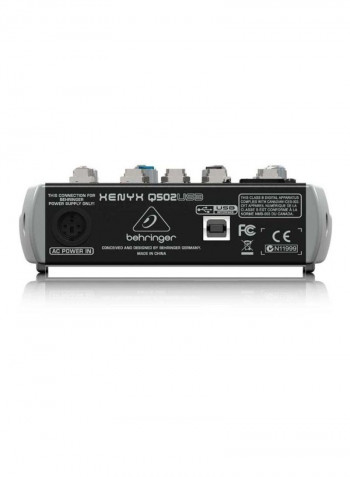 Xenyx Bus Mixer Q502USB Grey/Silver