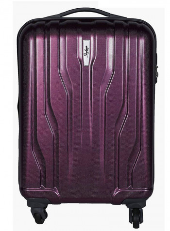 Marshal Hardside Large Check in Luggage Trolley Raisin