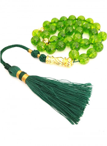 Misbaha Ramadan Peridot Quartz Prayer Beads