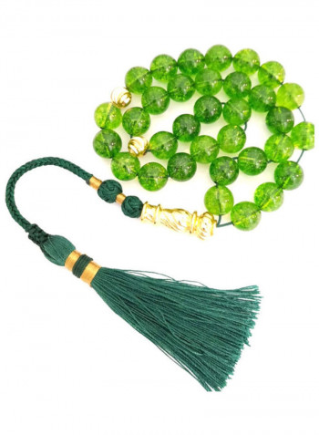 Misbaha Ramadan Peridot Quartz Prayer Beads