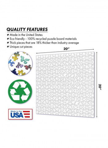 500-Piece Twist Of Color Jigsaw Puzzle Set 33-02515