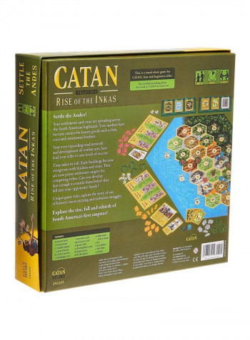 Catan Histories: Rise Of The Inkas Settle The Andes Board Game CN3205