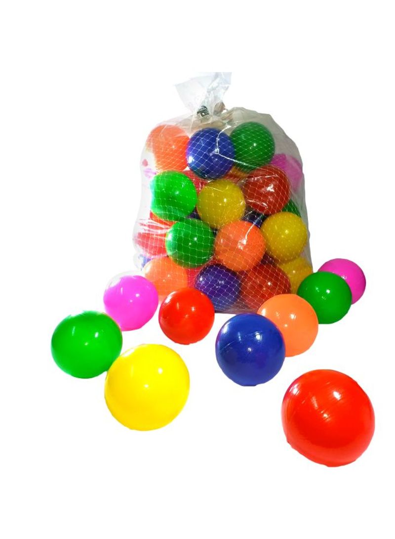 Pack Of 36 Plastic Coloured Ball 8centimeter