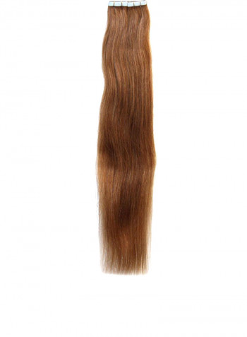 Natural Human Hair Extension Brown 24inch