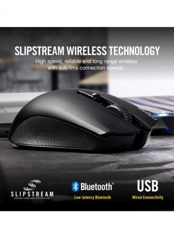 Wireless Rechargeable Gaming Mouse With Slipstream Technology