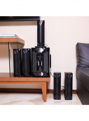 5.1 Channel Multimedia Speaker System KNMS6083 Black