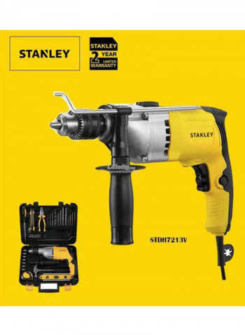 Heavy Duty Percussion Drill 720W Silver/Black/Yellow