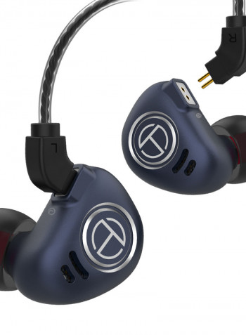 V90 In-Ear HiFi Sports Earphones Earplug Headset Blue