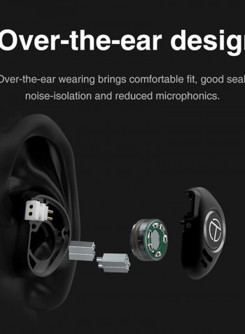 V90 In-Ear HiFi Sports Earphones Earplug Headset Blue