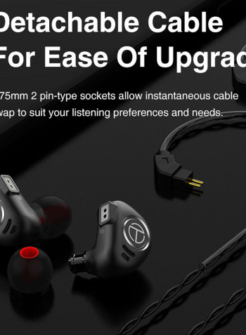 V90 In-Ear HiFi Sports Earphones Earplug Headset Blue