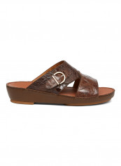 Textured Arabic Sandal Brown