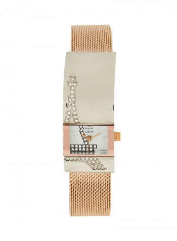 Women's Stainless Steel Analog Wrist Watch GLS124QCRW