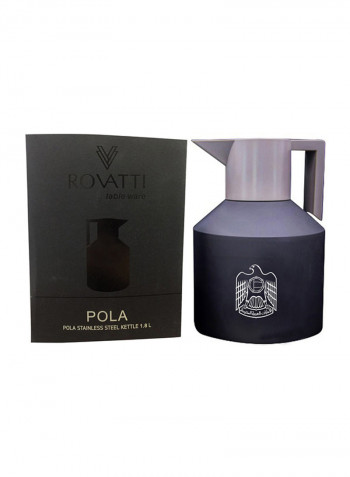 Pola Stainless Steel Kettle Black/Grey