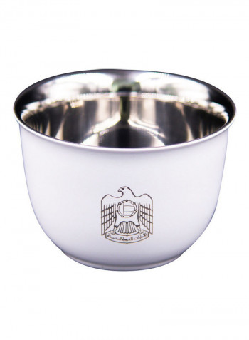 6-Piece Pola Arabica Stainless Steel Cup Set White