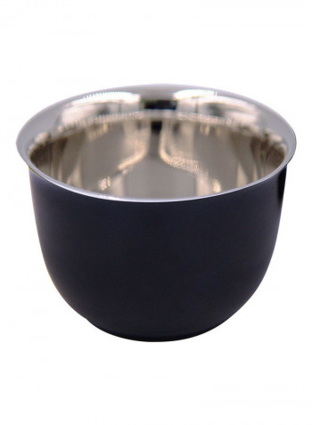 6-Piece Stainless Steel Arabic Cup Set Black