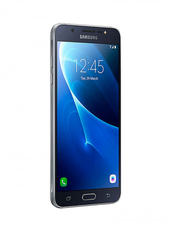هاتف جالاكسي J510 بشريحتين (2016) بذاكرة داخلية سعة 16 جيجابايت ويدعم تقنية 4G LTE، لون أسود