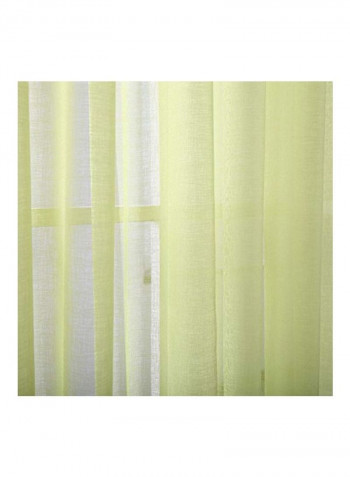 Polyester Sheer Curtain Yellow 100x84inch