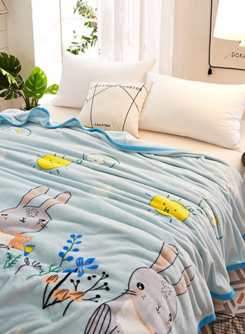 Printed Warm Blanket Multicolour