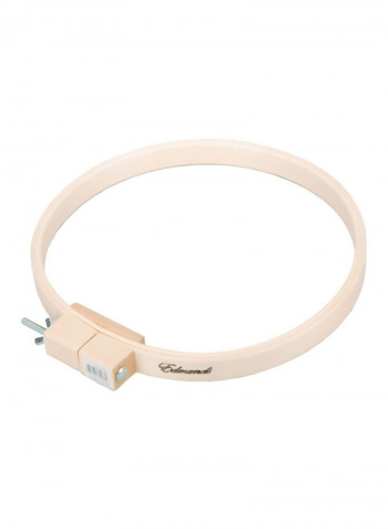 Round Quilt Hoop Beige 16inch