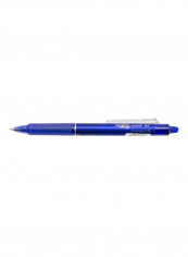 FriXion Clicker Erasable Ballpoint Pen Blue/Chrome