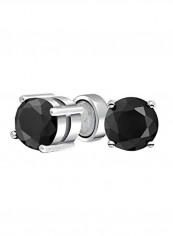 925 Sterling Silver Cubic Zirconia Studded Solitaire Magnetic Stud Earrings reviews 925 Sterling Silver Cubic Zirconia Studded Solitaire Magnetic Stud Earrings