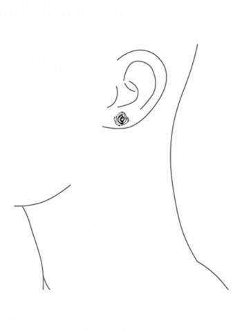 925 Sterling Silver Rose Earrings