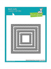 4-Piece Lawn Cuts Custom Craft Die Silver