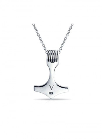 925 Sterling Silver Celtic Thors Hammer Pendant