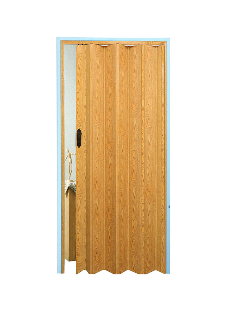PVC Folding Door Light Oak 210centimeter