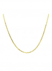 14 Karat Gold Plated 925 Sterling Silver Chain Necklace