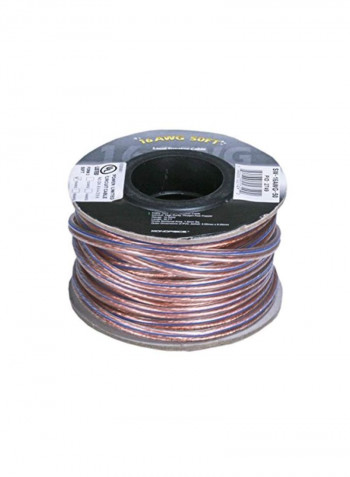 2-Conductor Speaker Cable 50feet Brown