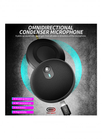Omnidirectional Condenser Microphone C11121-V Black
