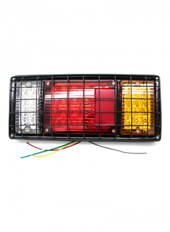 2-Piece Super Bright Truck LED Tail Light with Iron Net Protection