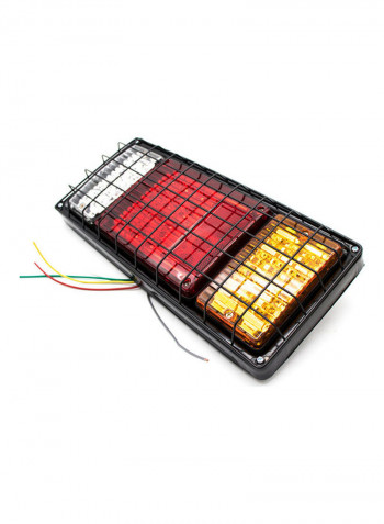 2-Piece Super Bright Truck LED Tail Light with Iron Net Protection