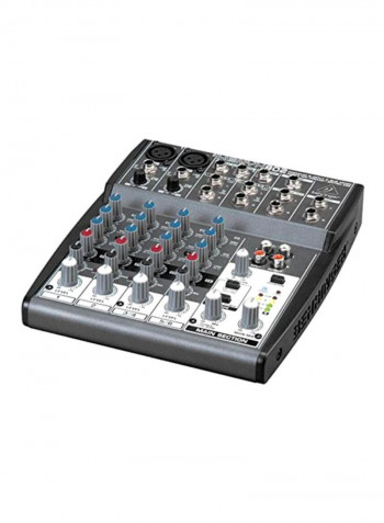 Premium 8-Input 2-Bus Mixer 802 Grey/Red/Blue