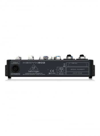 Premium 8-Input 2-Bus Mixer 802 Grey/Red/Blue