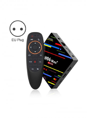 H96 Max Plus 4K TV Box - EU Plug UIFU0010 Black/Red/Blue